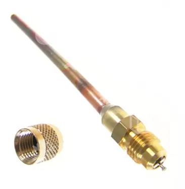 ventil servisní s trubkou 6 mm x 1 mm x 125 mm, SCHREDER